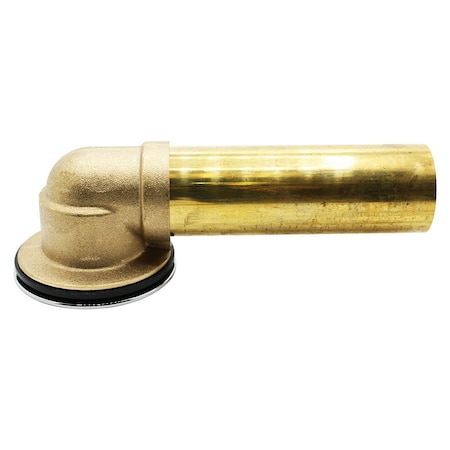 Thrifco Plumbing 1 1/2 W&O Shoe Brass 4401731
